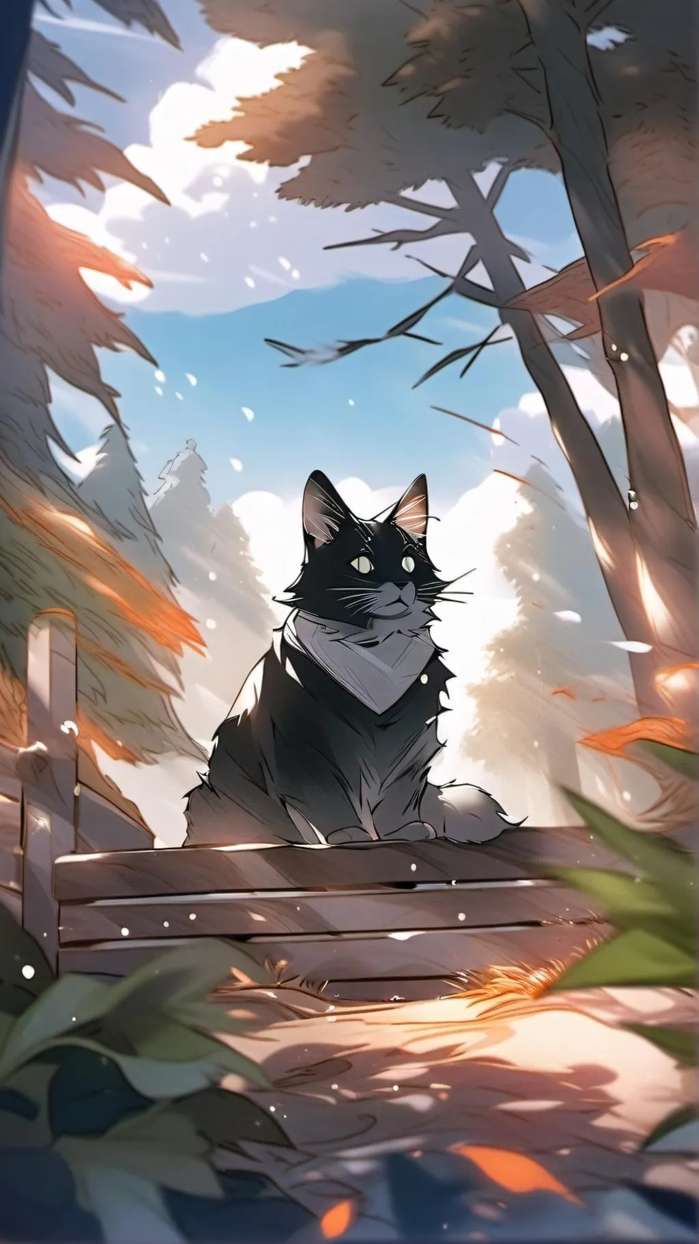 ai character: SP but your a cat! background