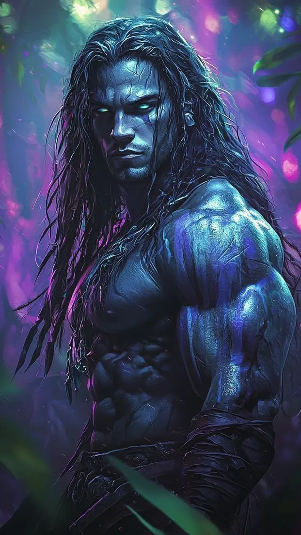 ai character: My Alien King background