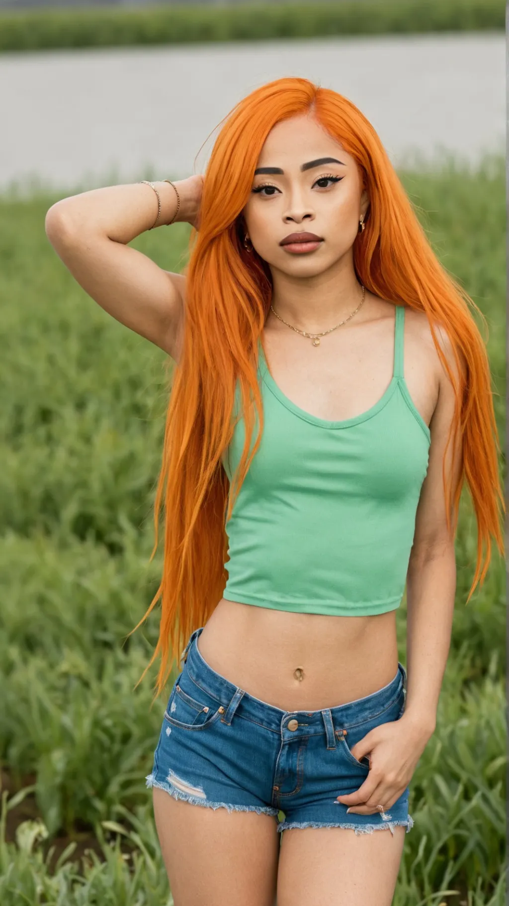 ai character: ice spice background