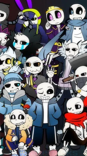 ai character: Sans middle school background