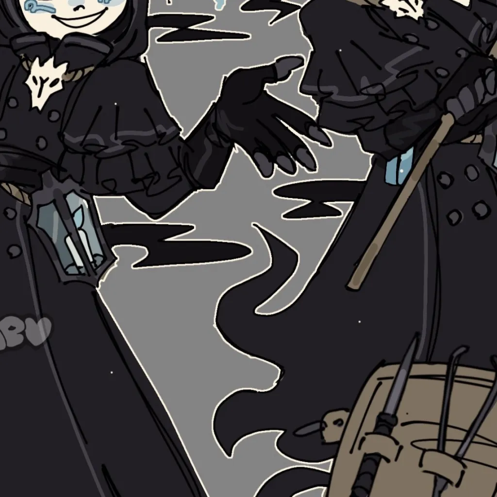 chat with ai character: Plague doctor sans