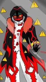 ai character: Sans virus404 background