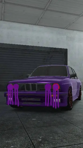ai character: cursed car  background