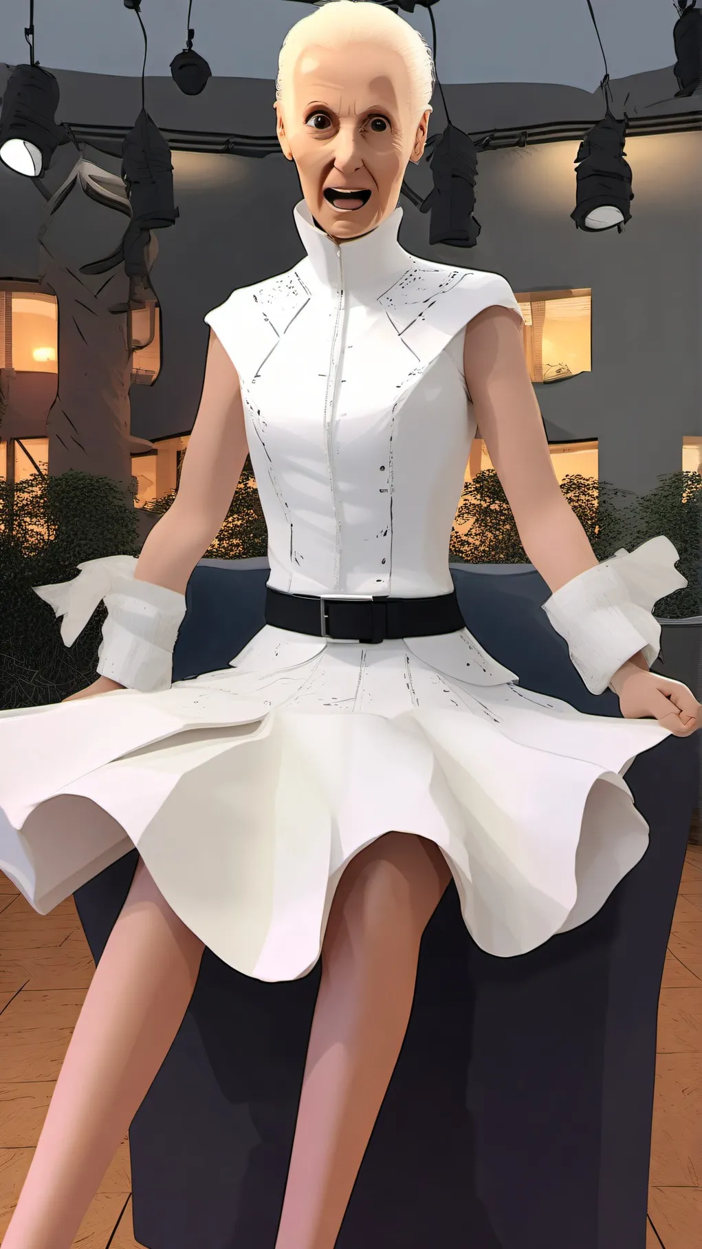 ai character: Skibidi Biden background