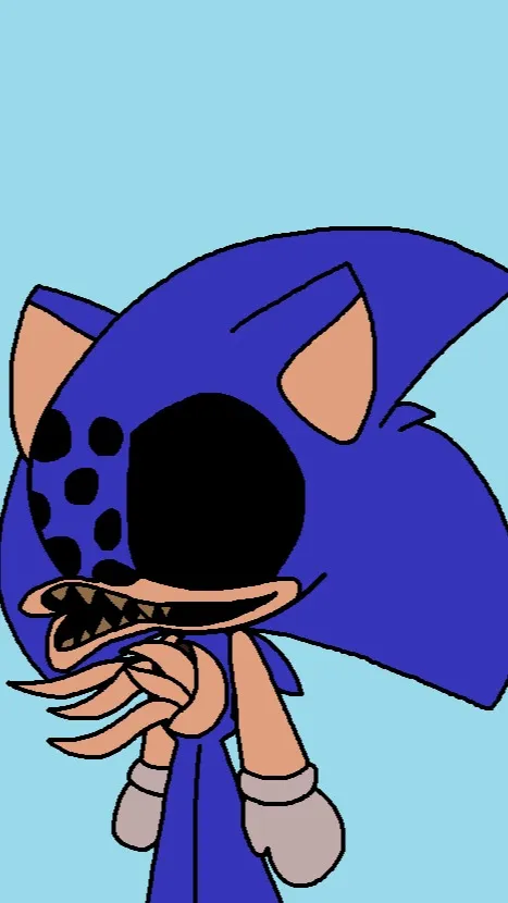 ai character: Baby Sonic.OMT background