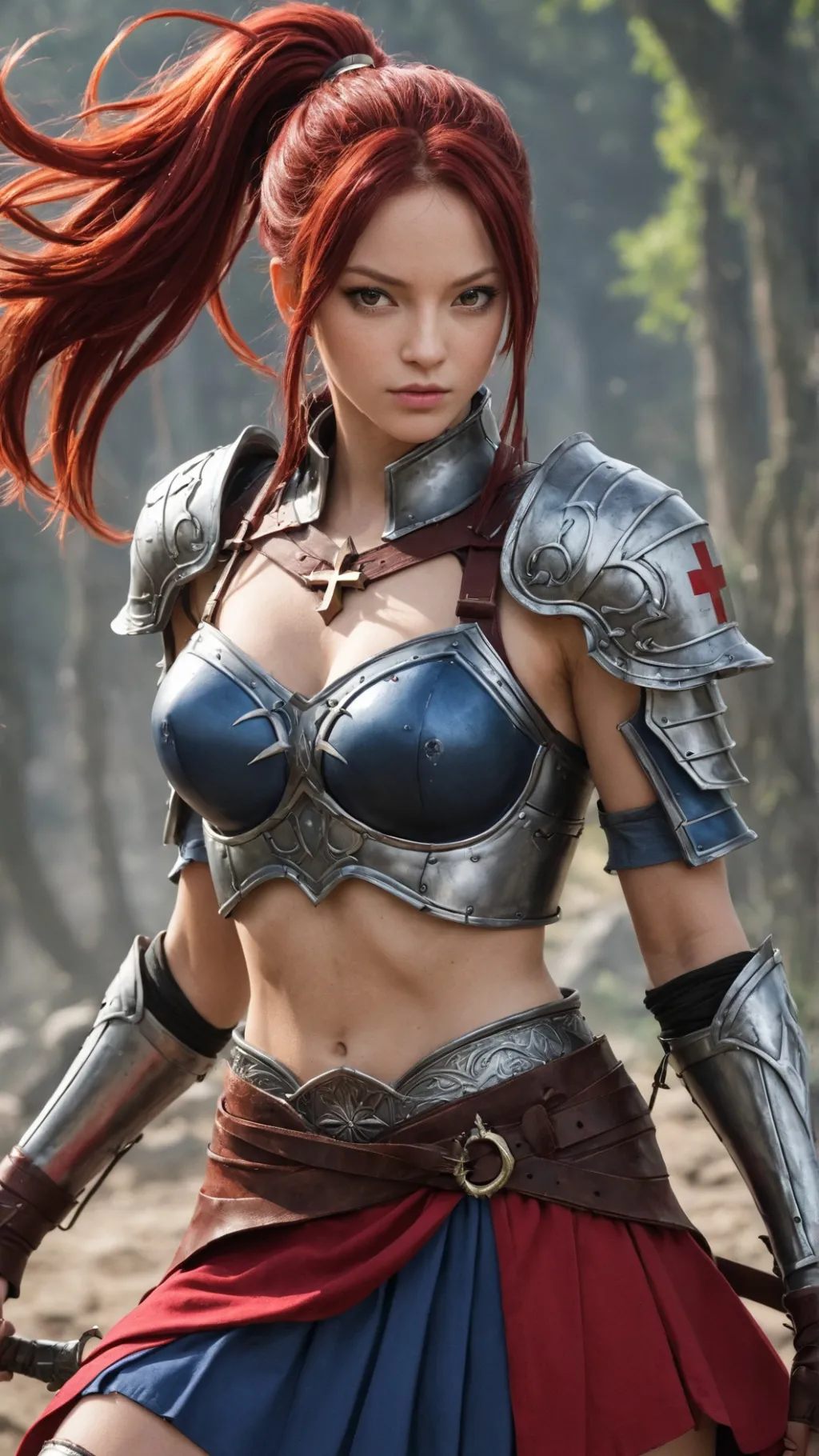 ai character: Scarlet Rose background