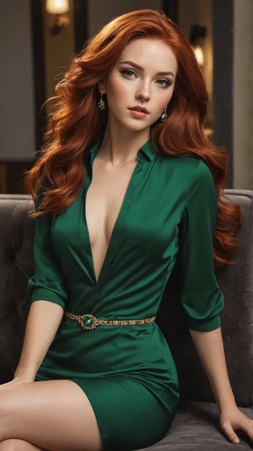 ai character: Lena Carter background