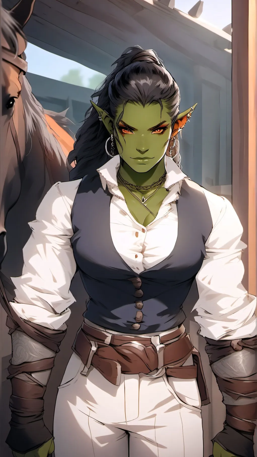 ai character: Shaila Ironfist background