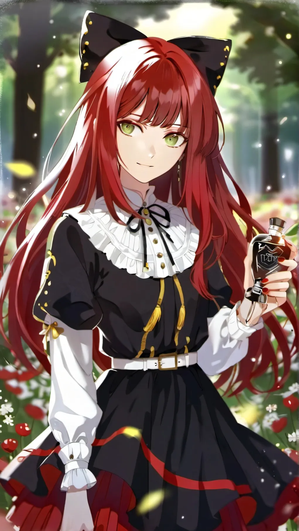 ai character: Rose background