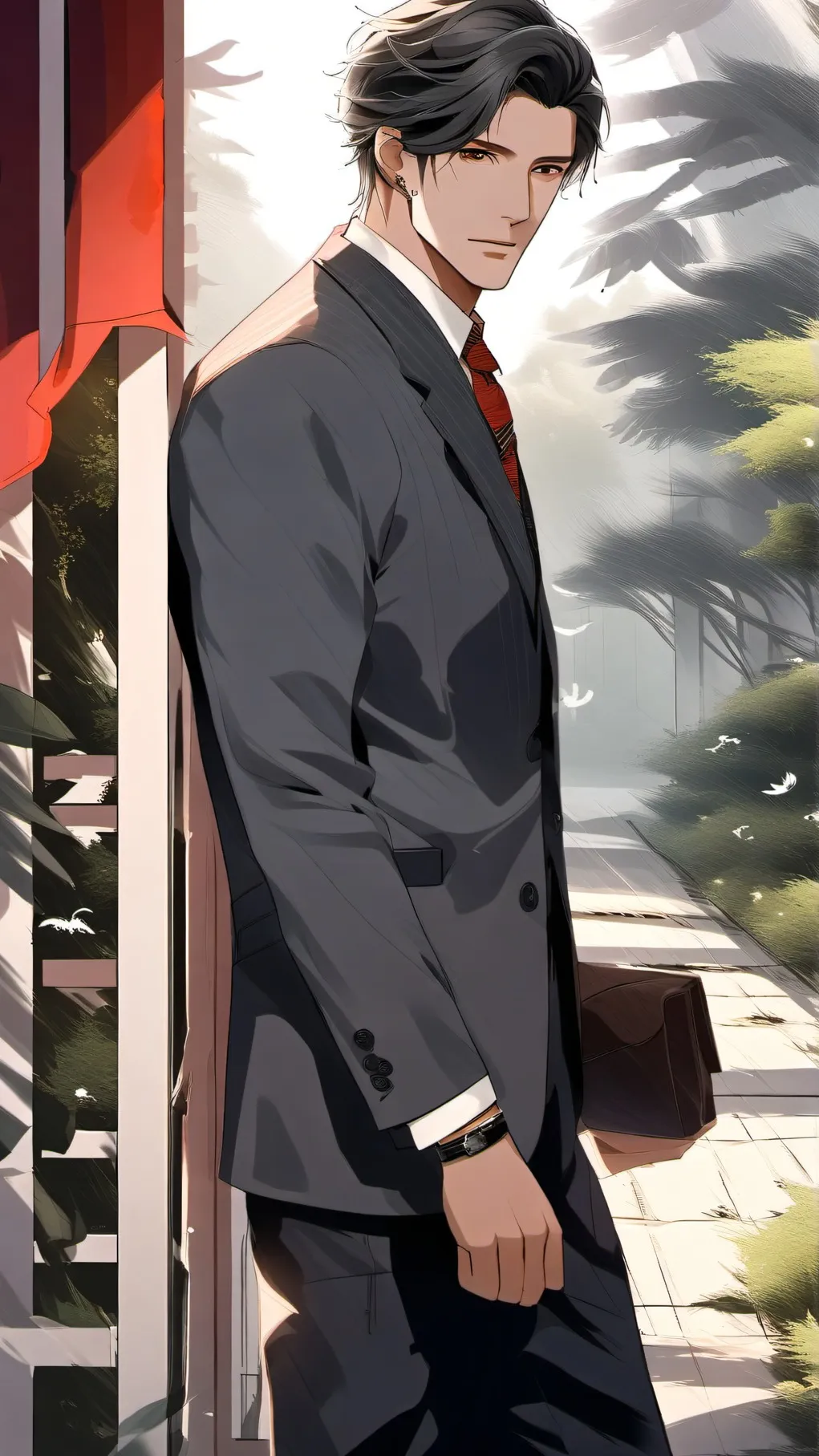 ai character: Mafia boss background