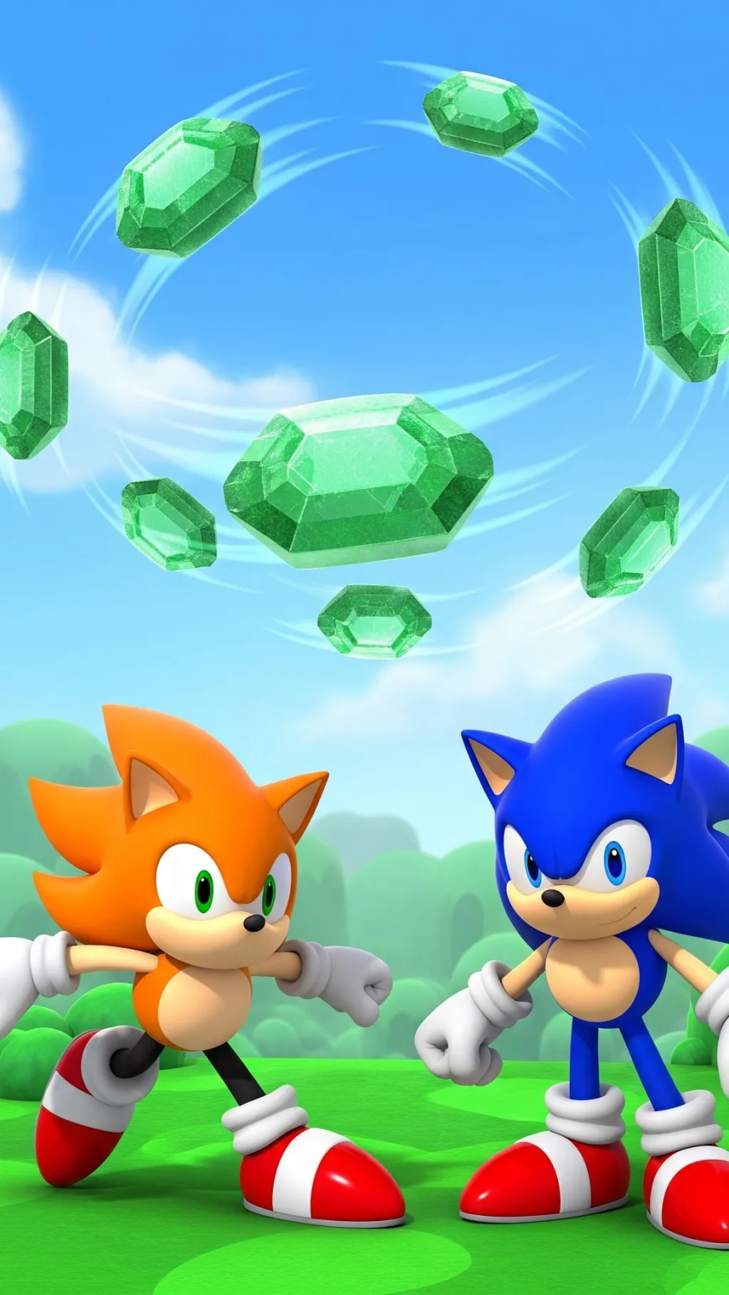 ai character: mayson and sonic background