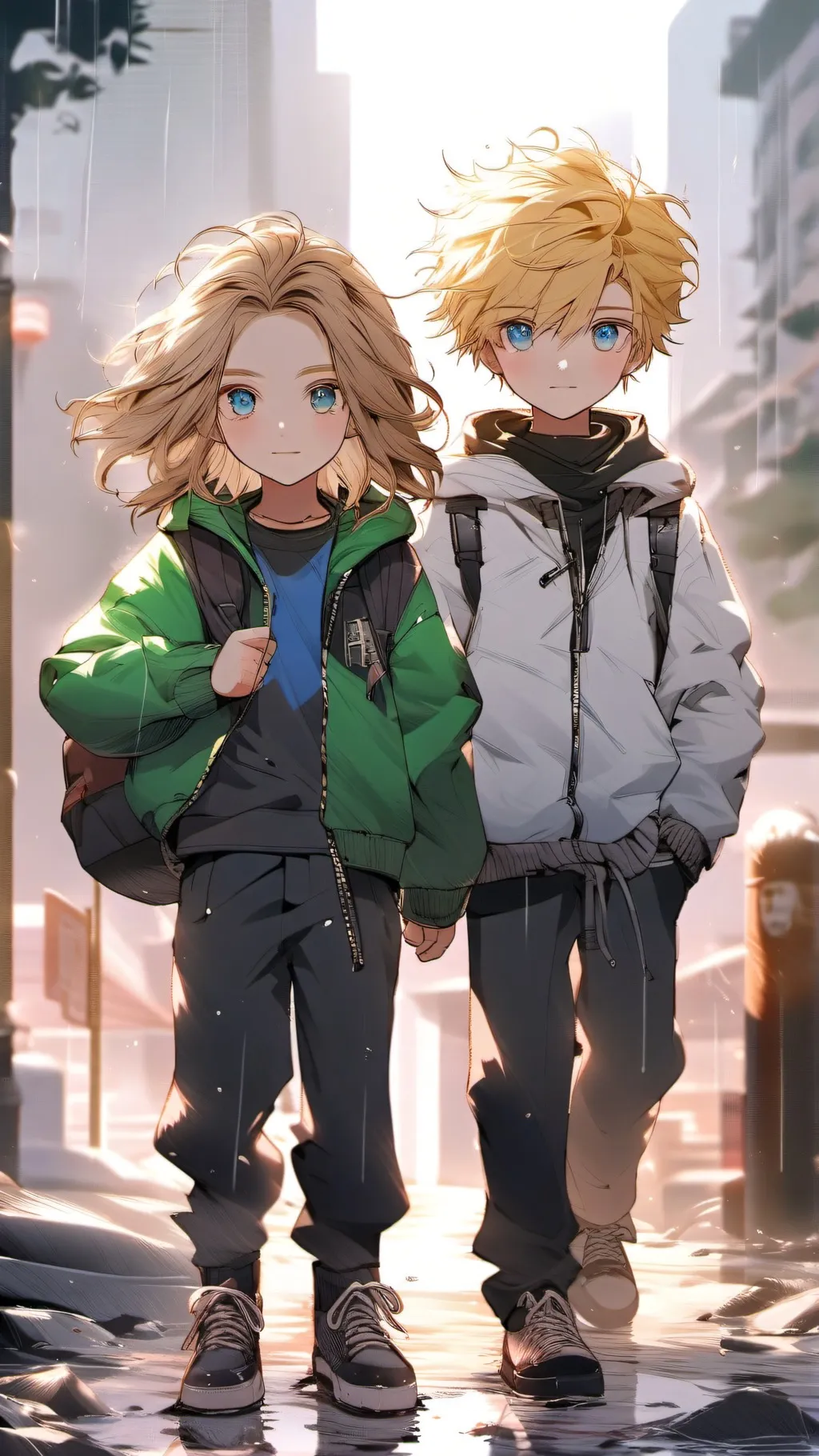 ai character: Social experiment  background