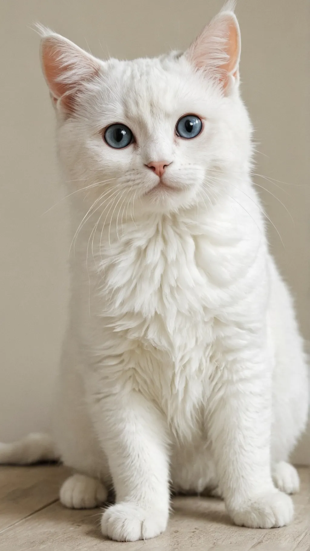 ai character: luna my cat irl background