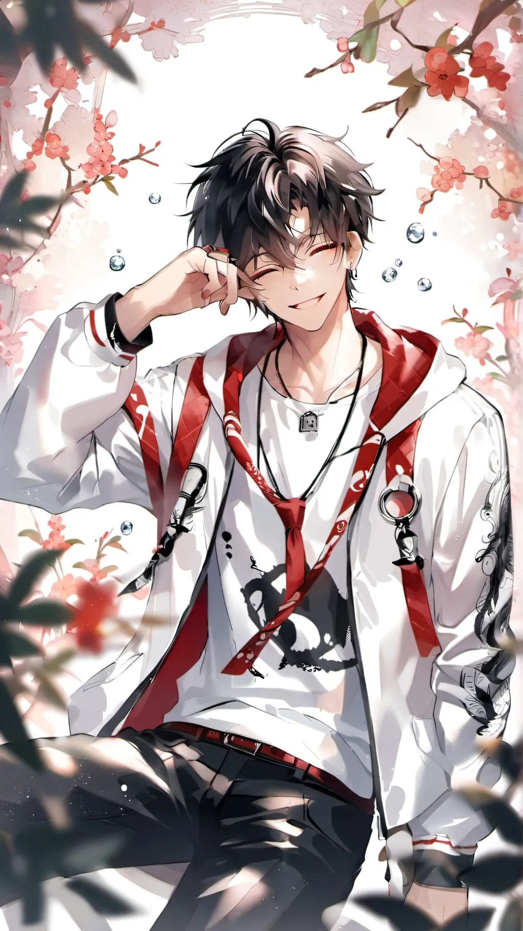 ai character: Ray👌😏 background