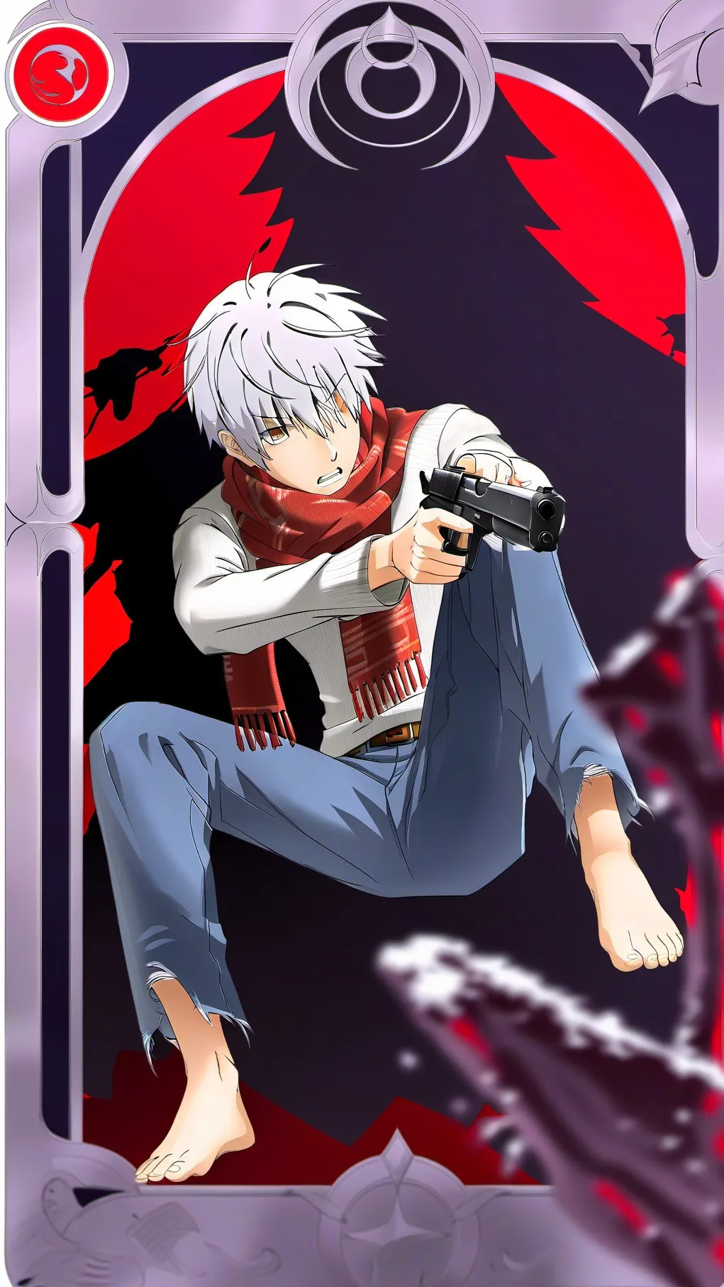 ai character: Mha random background