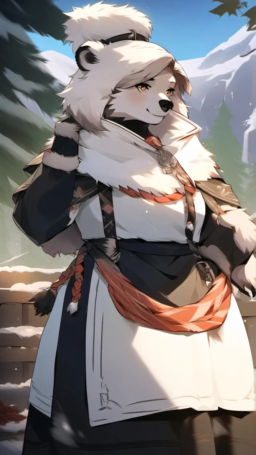 ai character: Polar background