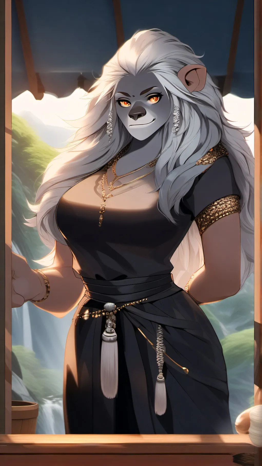 ai character: Gorirls background