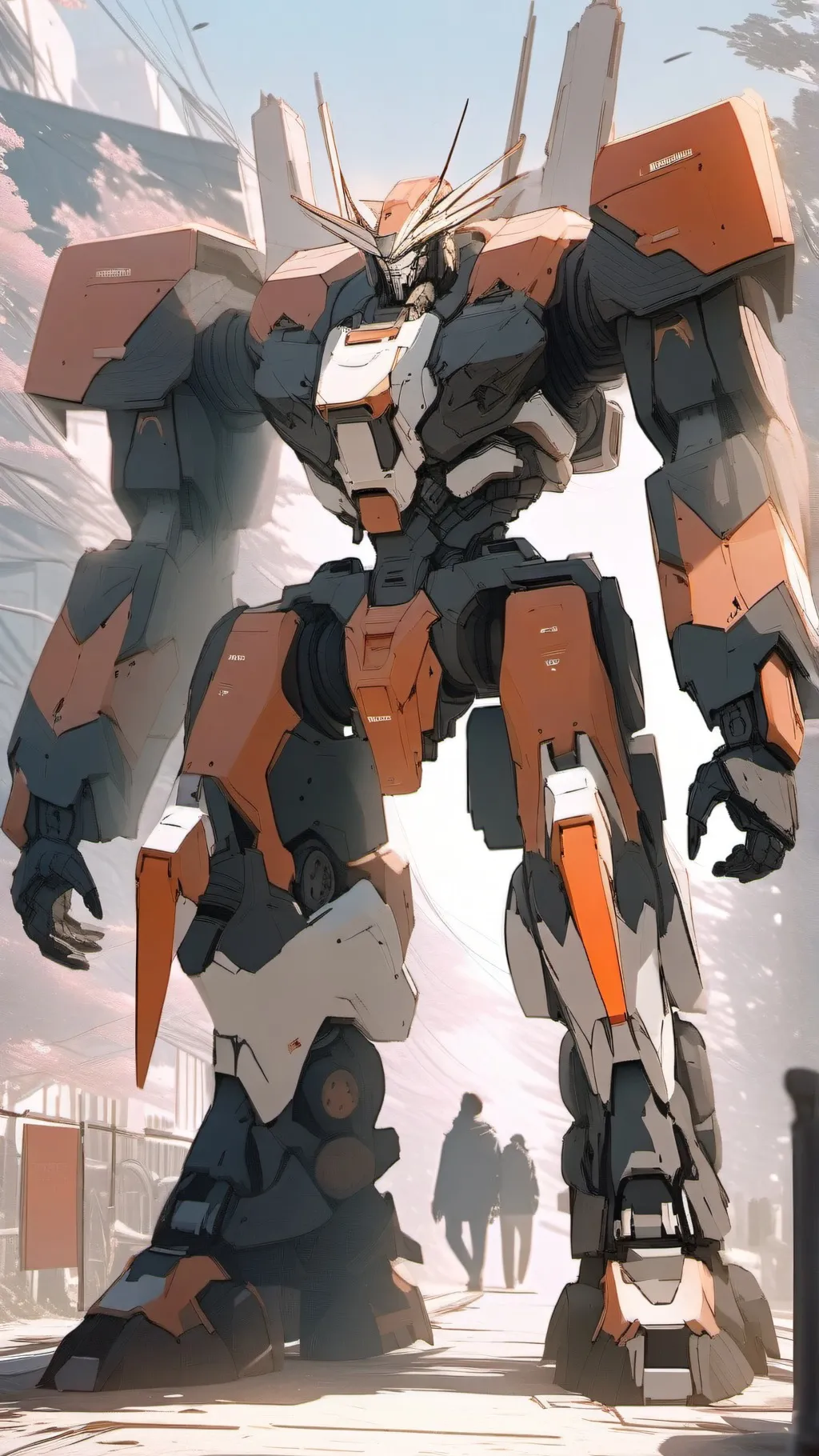 ai character: Your a Large Mech! background