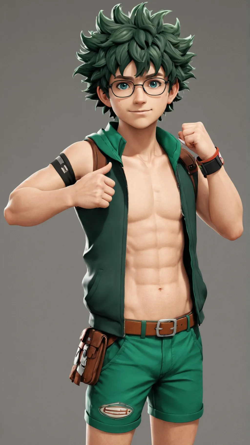 ai character: deku background