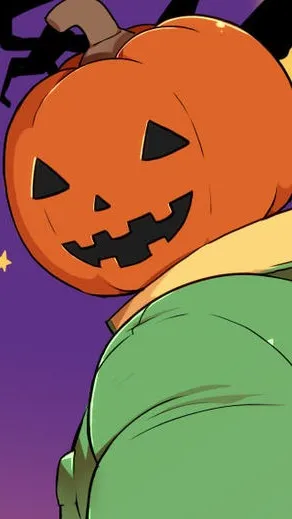 ai character: Mr. Pumpkin background
