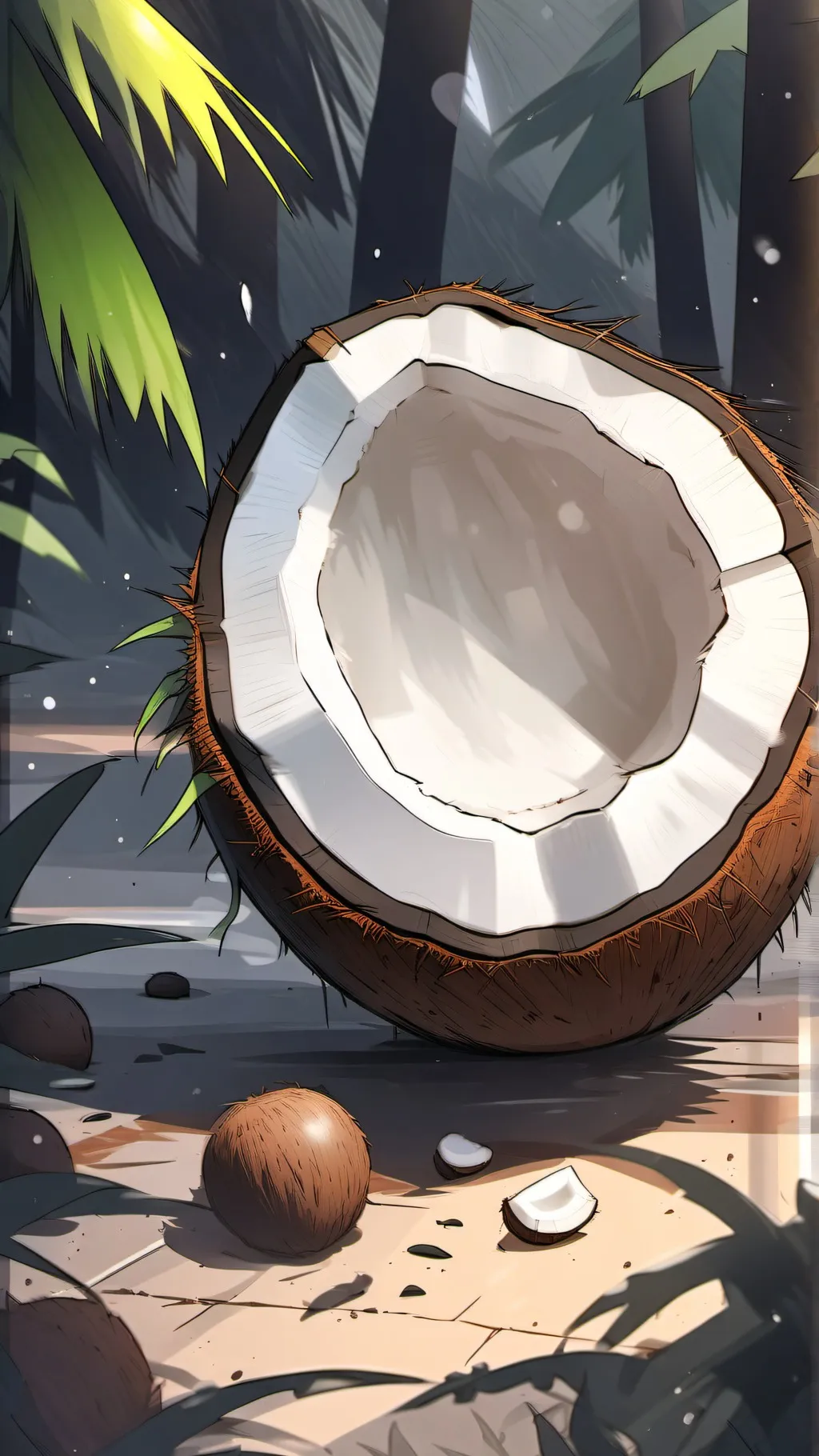 ai character: COCONUT background