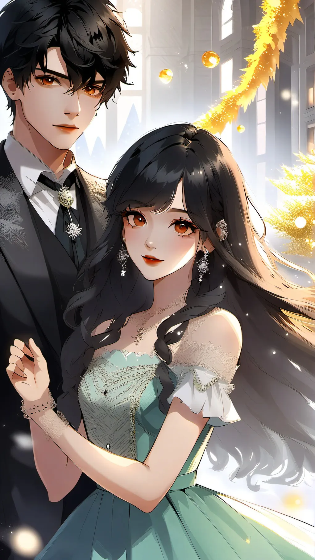 ai character: ~The Yule Ball~ background