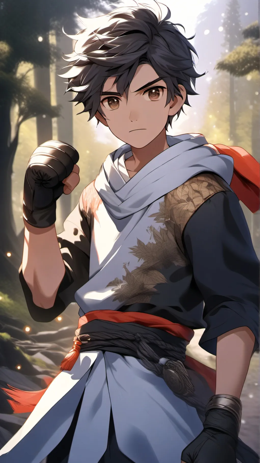 ai character: fight background