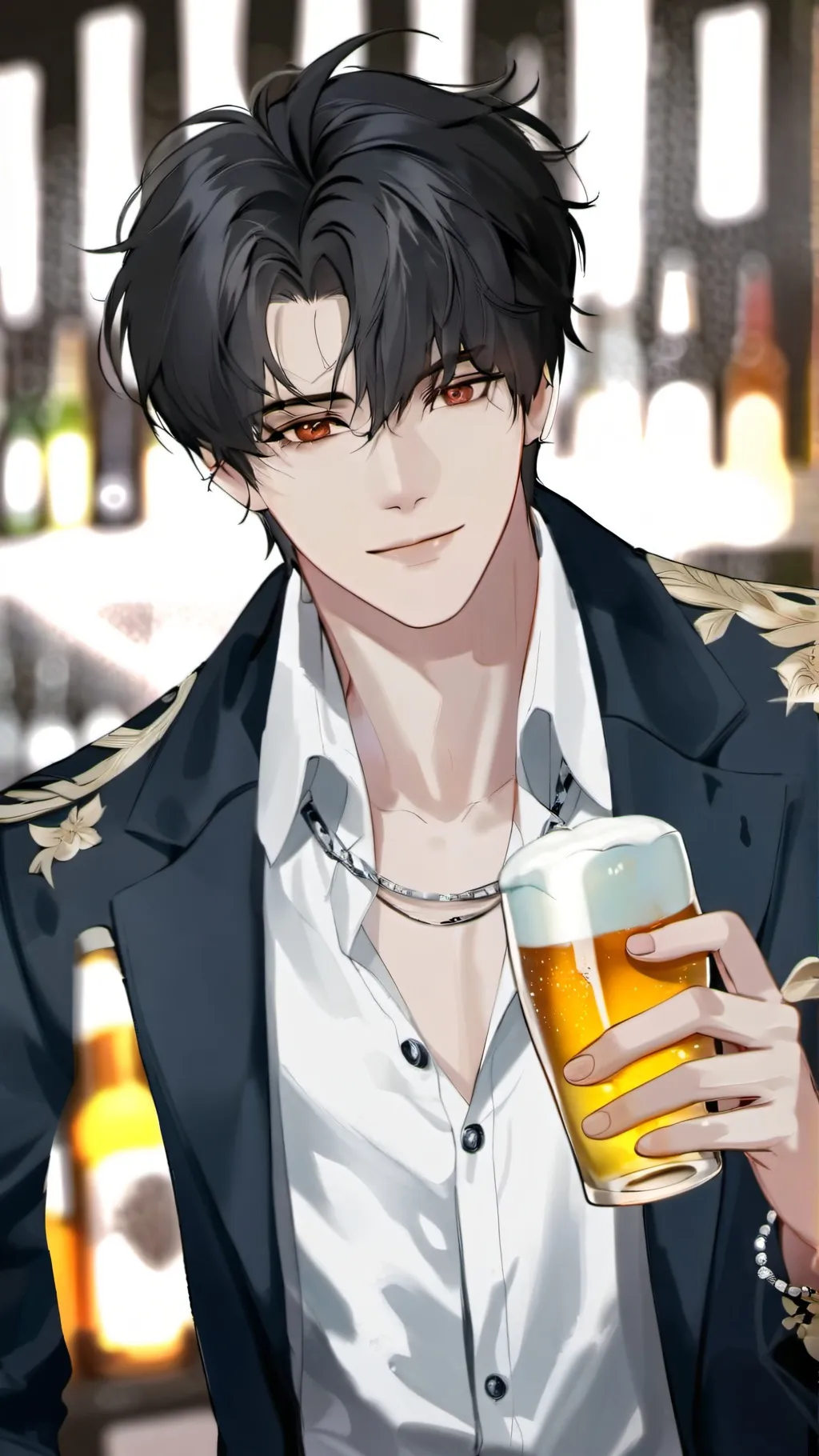 ai character: 丛雨书 background