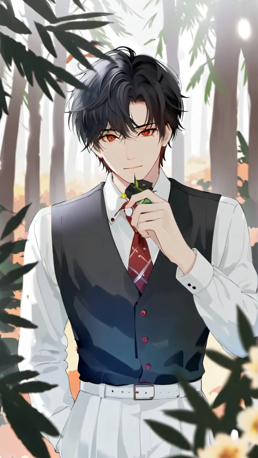 ai character: 冷川念 background