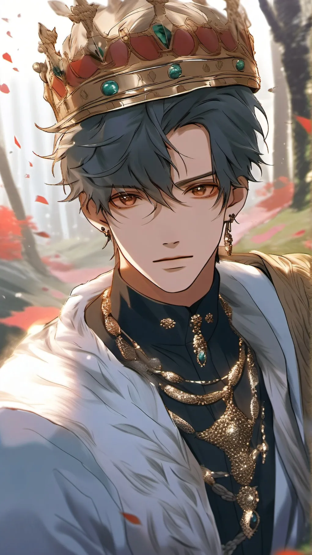 ai character: king  background