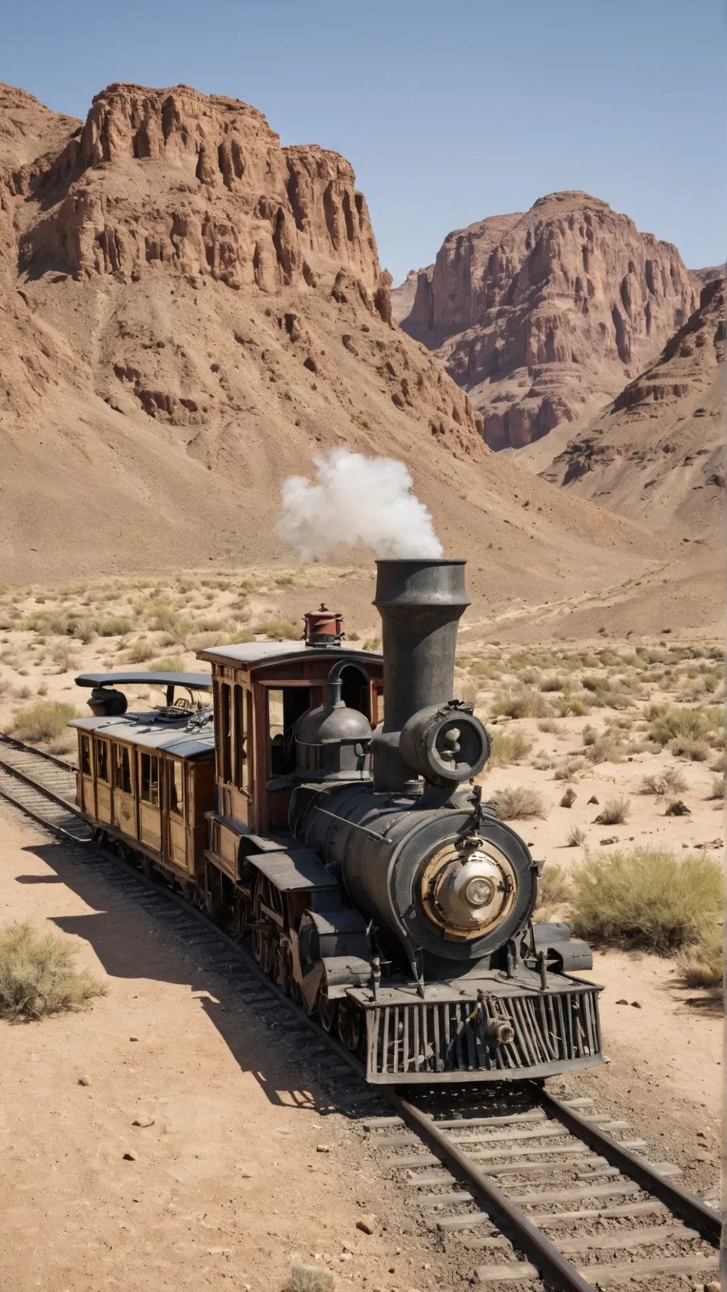 ai character: DEAD RAILS background