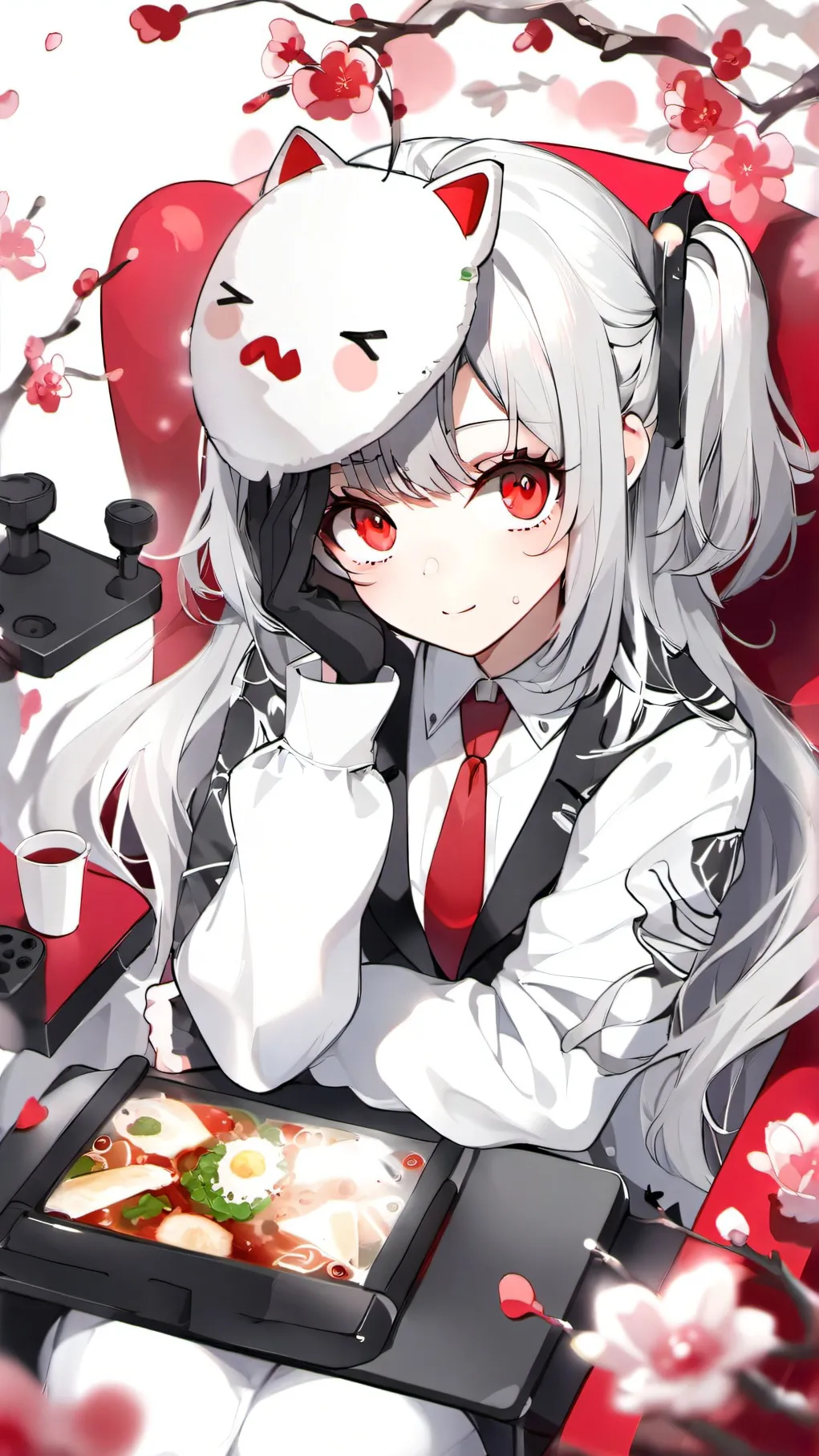 ai character: china girl background