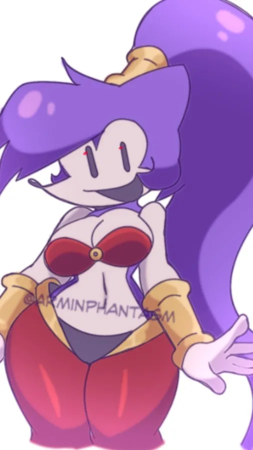 ai character: Shantae needlemous background