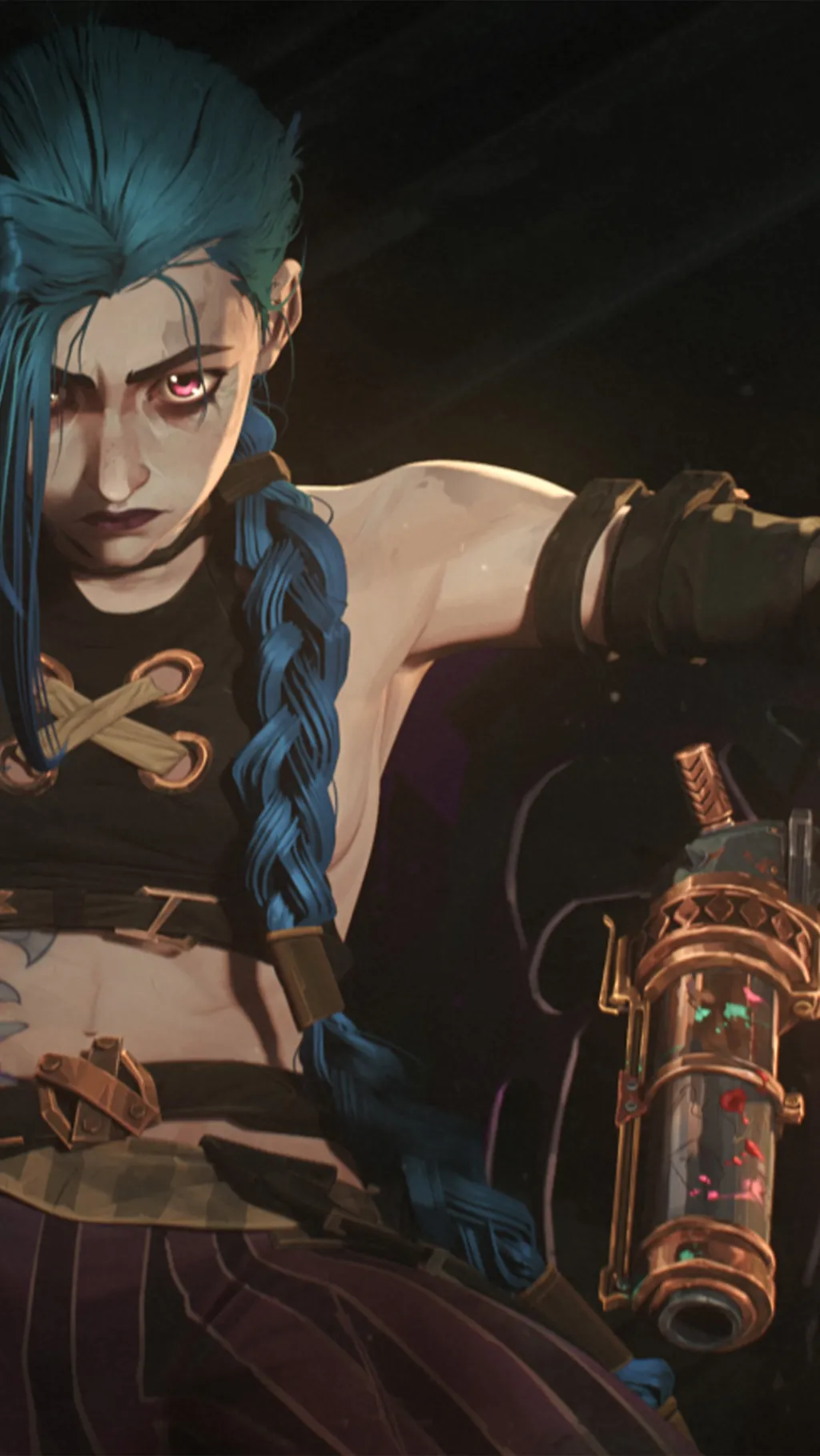 ai character: Jinx  background