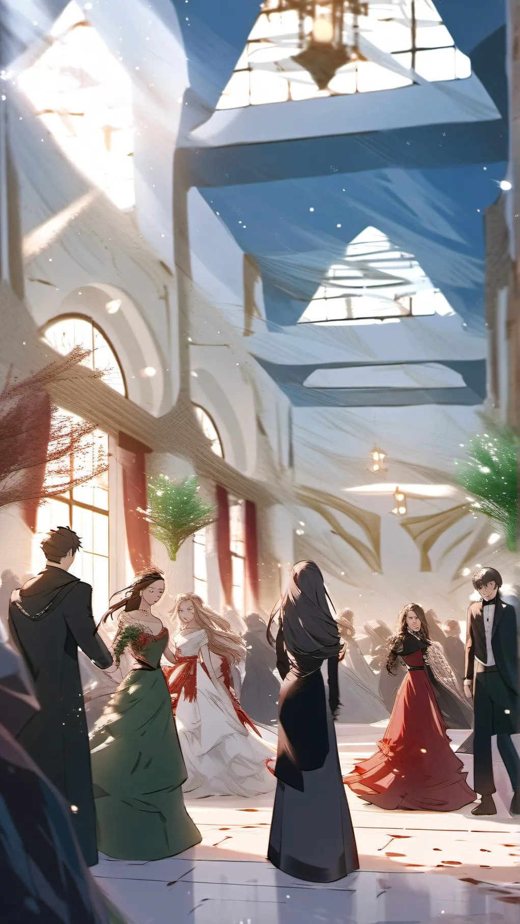 ai character: god.prom queen(hp) background