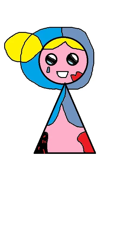 ai character: Alexa sprunki glic background