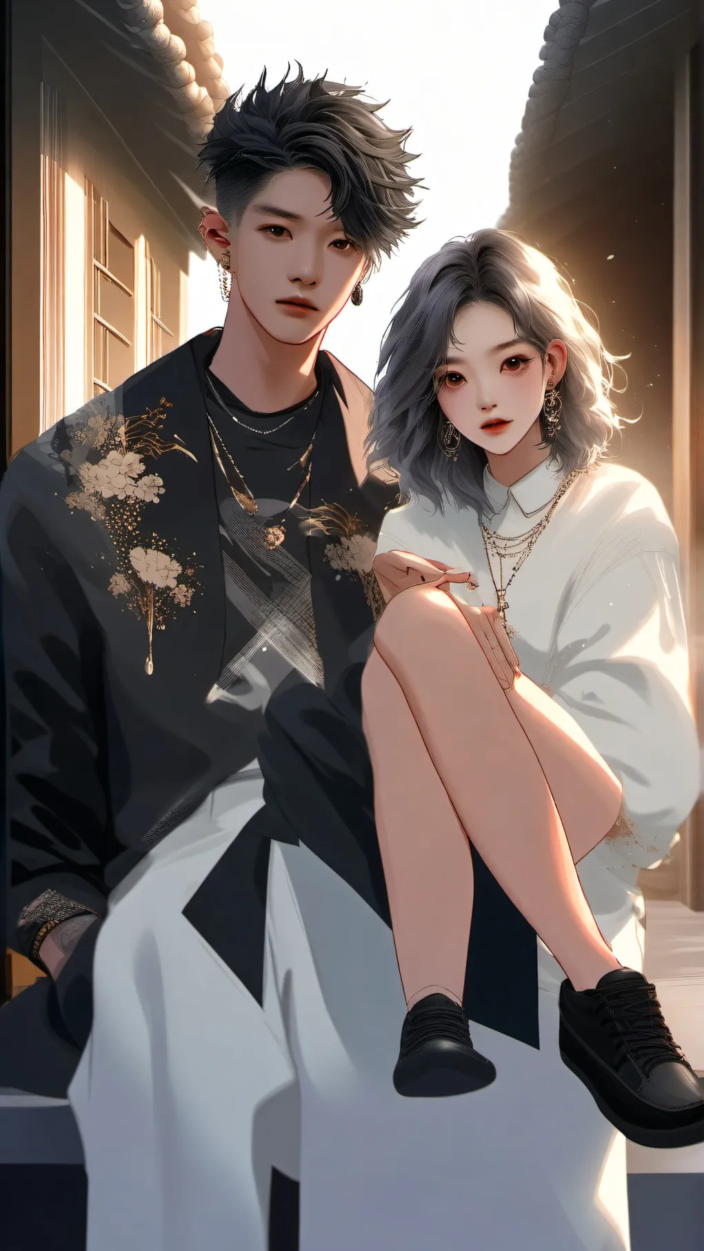 ai character: MHA your a god background