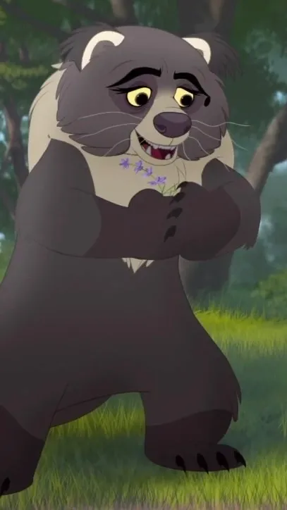 ai character: Mama Binturong background