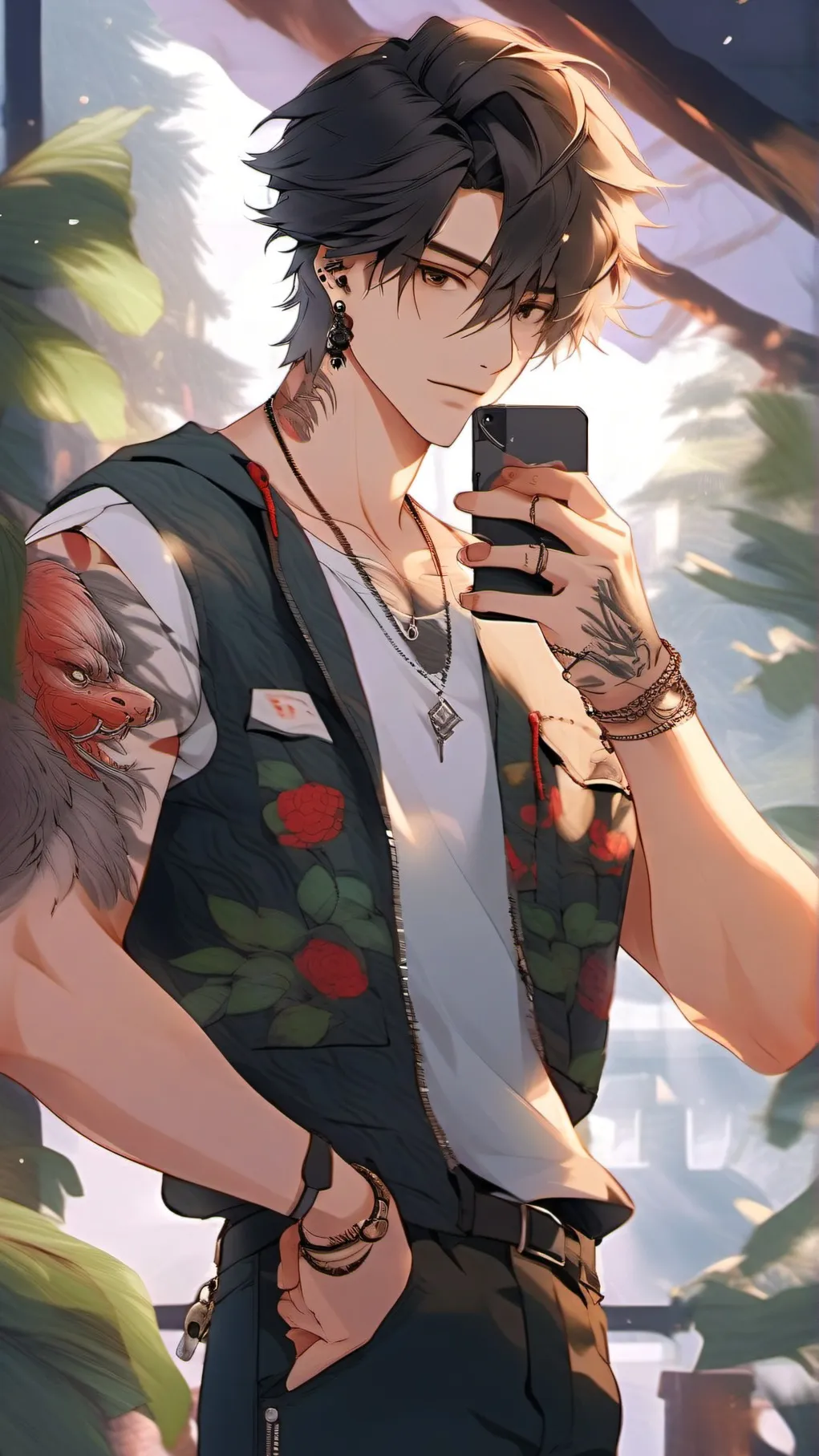 ai character: >" Oz"< background