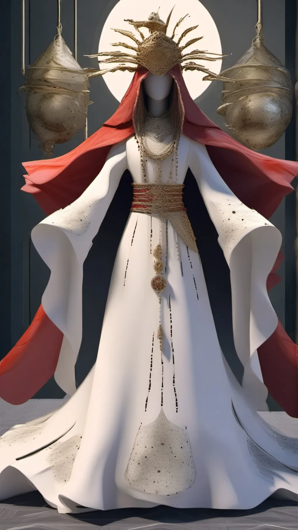 ai character: SirenHead background