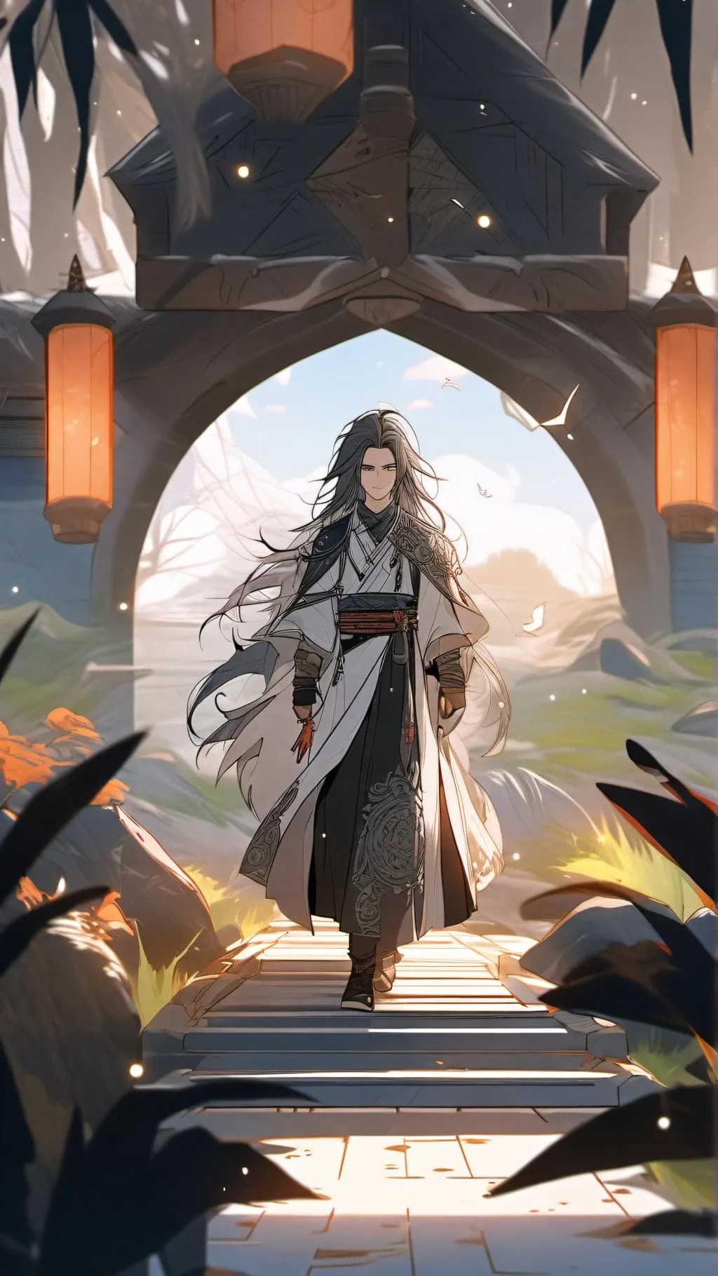 ai character: squid game x group background