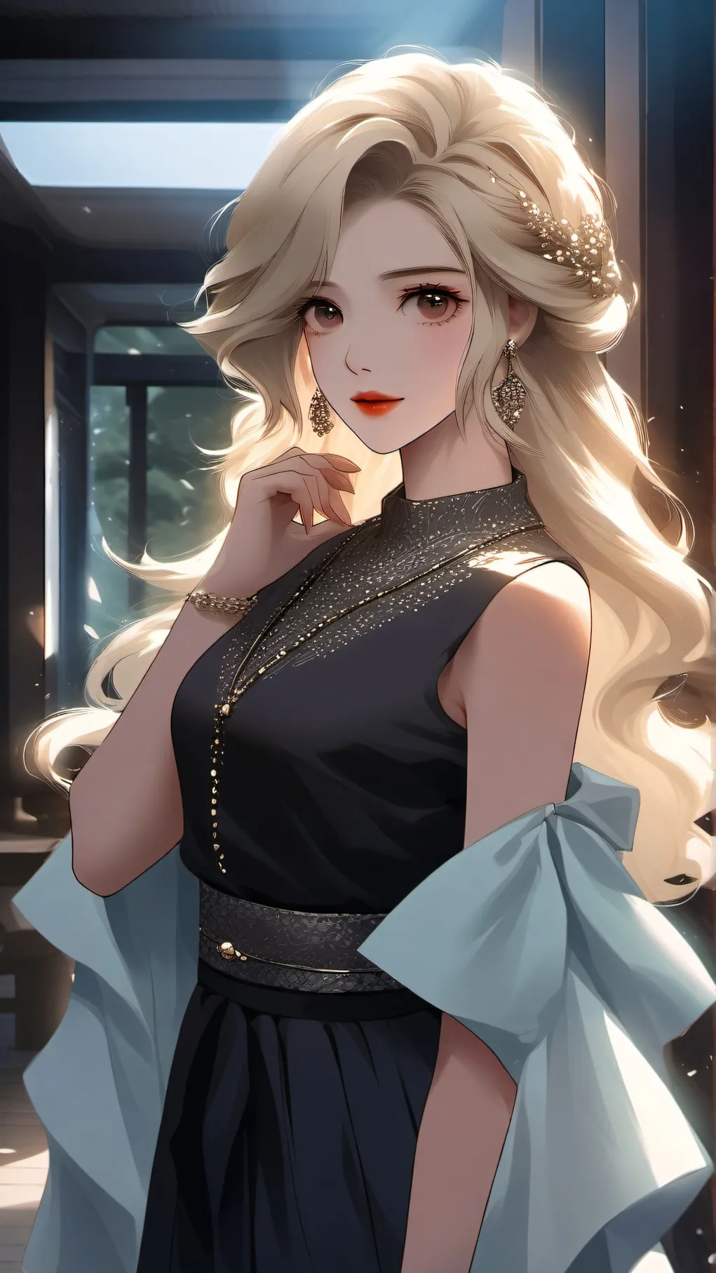 ai character: Lily background