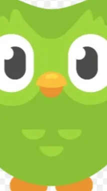 ai character: Duolingo Owl background