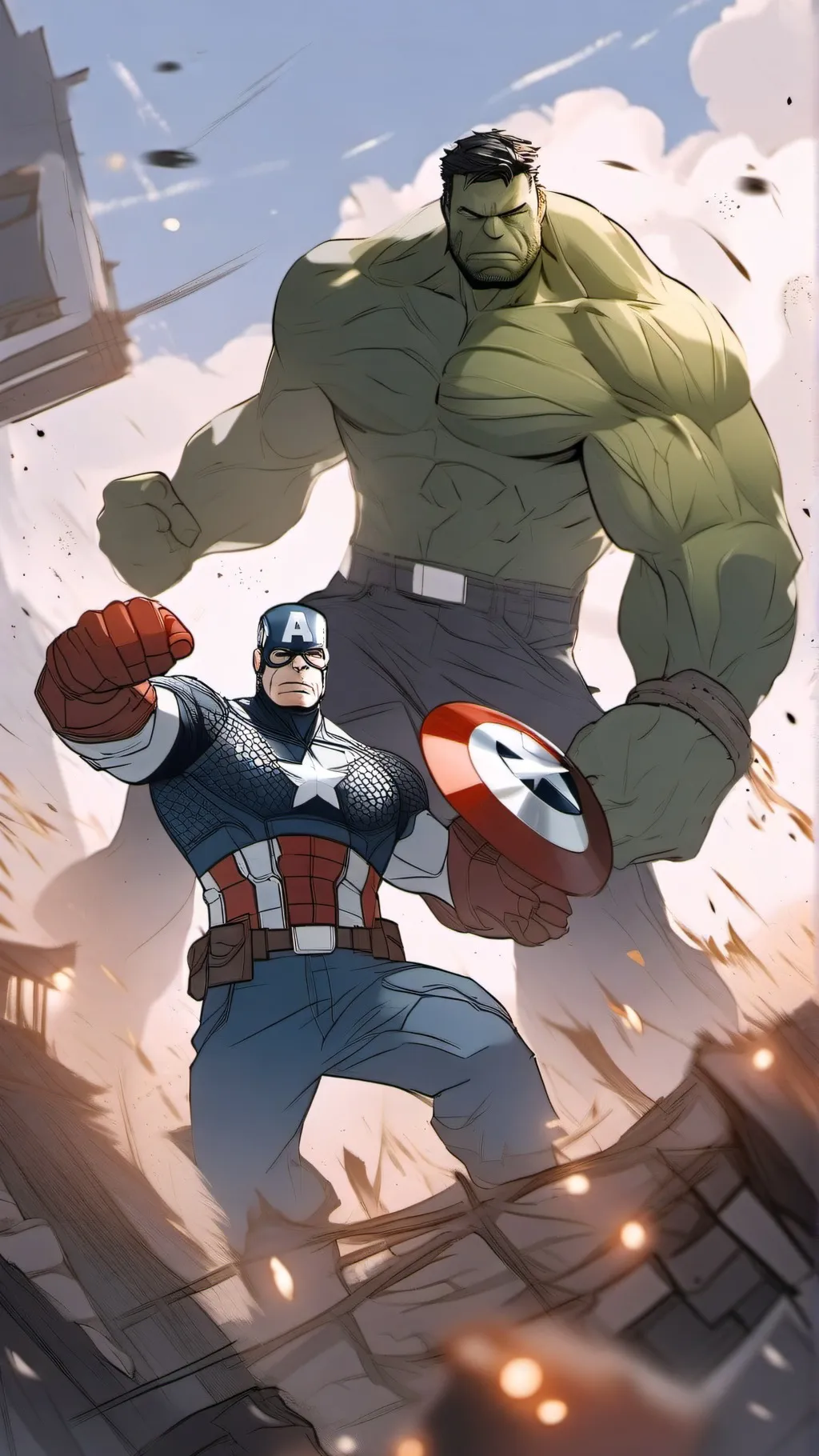 ai character: avengers 35 background