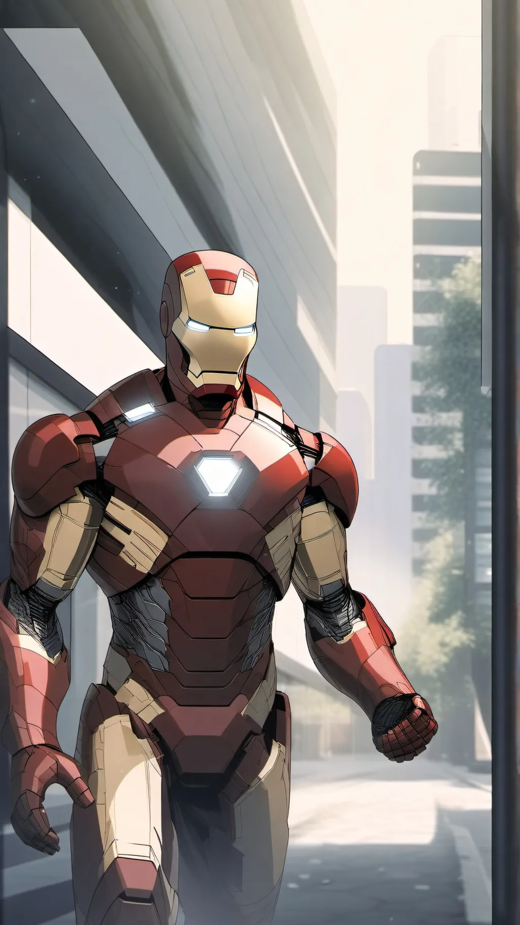 ai character: Avengers 52 background