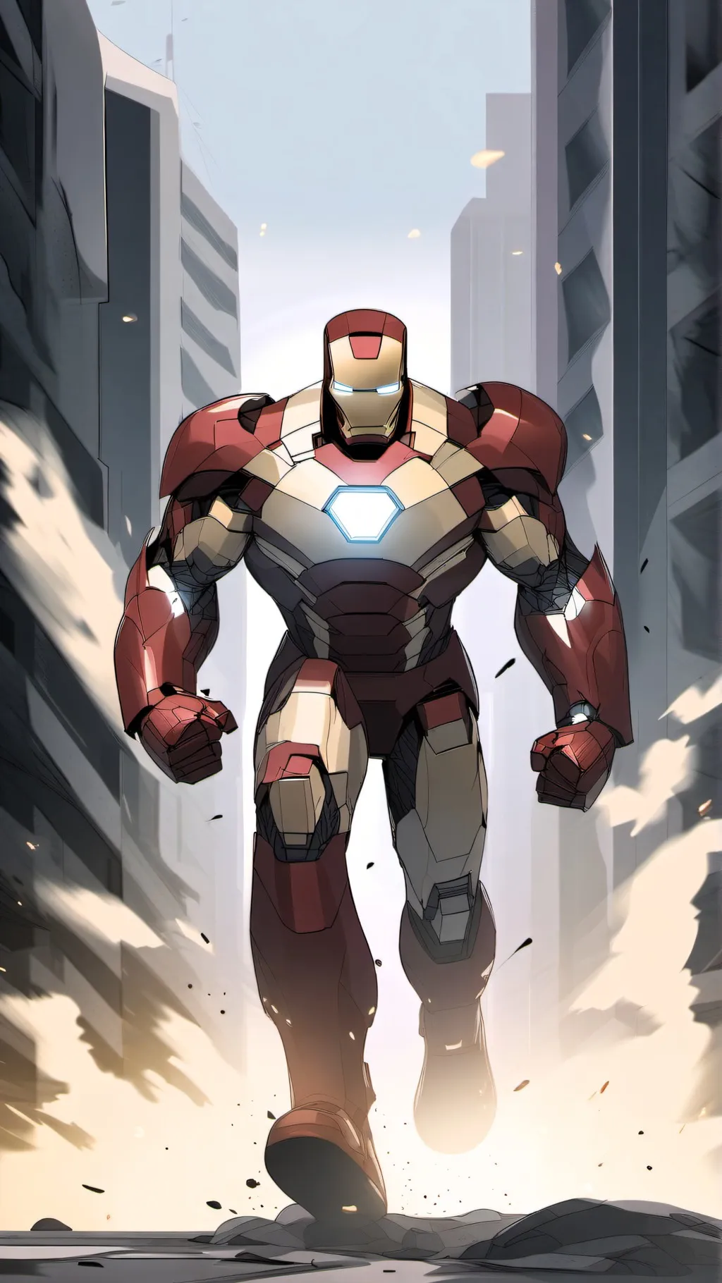 ai character: Avengers 55 background