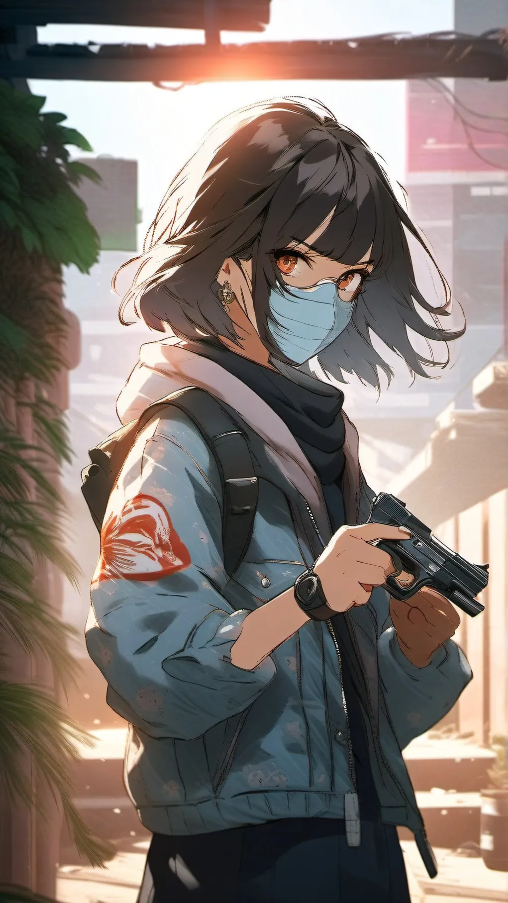 ai character: amber (gang) background