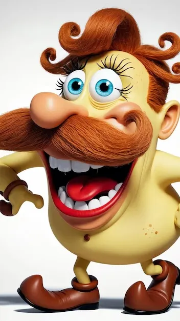 ai character: Scary man 💀💀💀💀 background