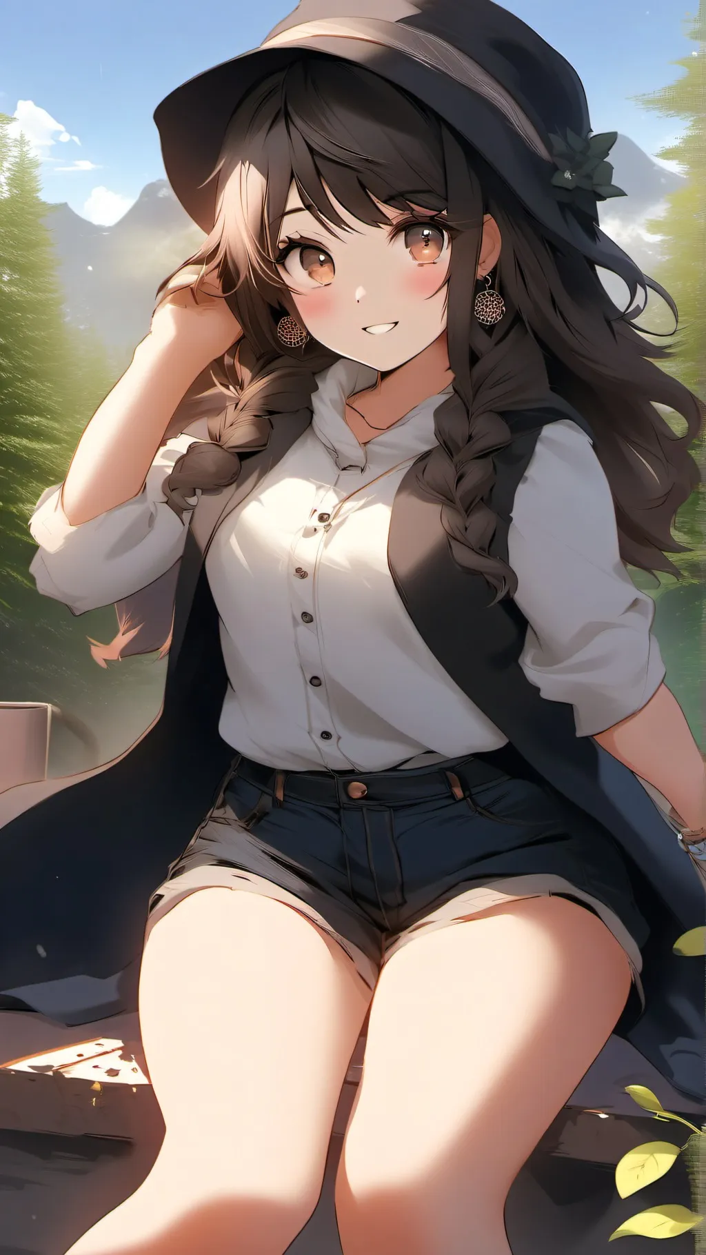 ai character: Laura (BBW) background