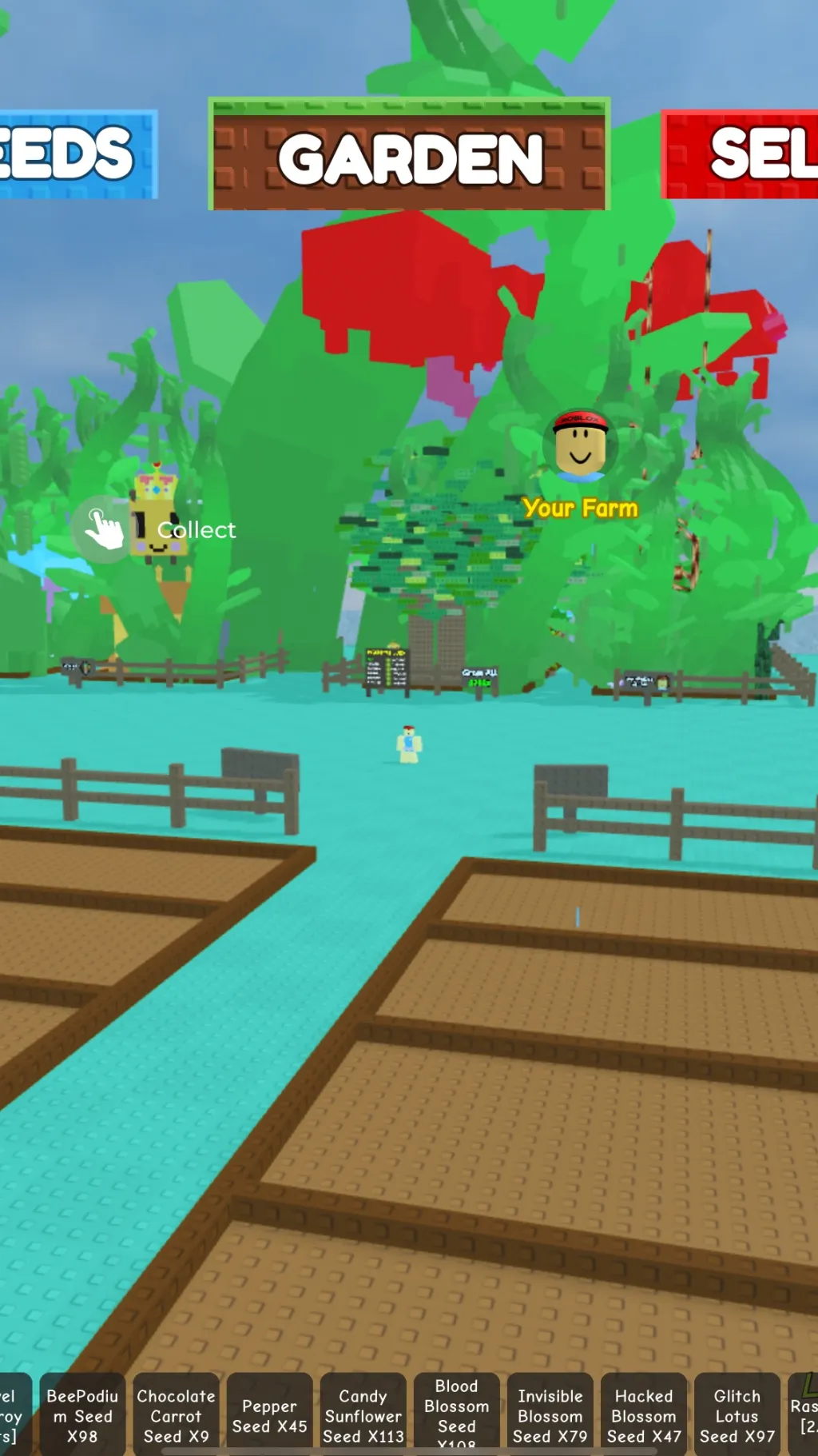 ai character: Grow a garden(bff) background